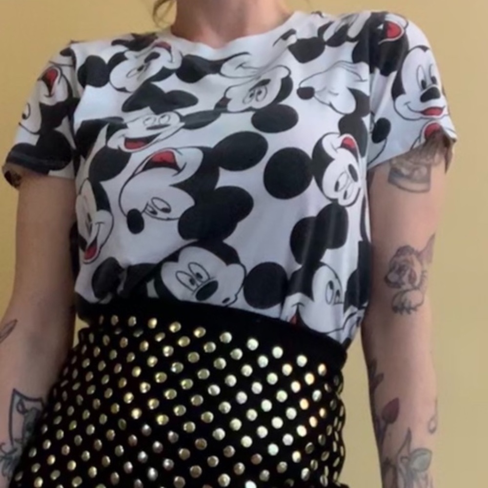 Mickey Mouse Disneyland Tshirt allover print Small